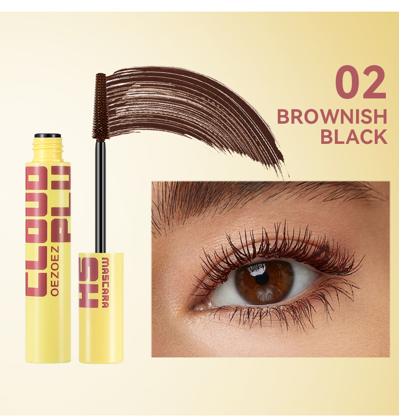 Washable Mascara Long Lasting Waterproof Lengthening Curling Black Lash Eyelash Extension Beauty Makeup Long-wearing Mascara