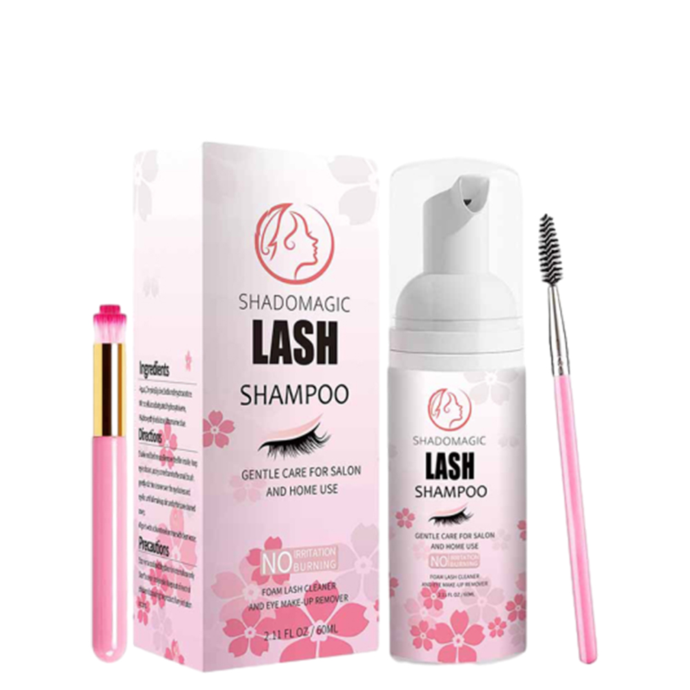 1 pc 60ml Amazon New Release Refreshing Gentle Eyelash Extensions Cleansing Mousse No Residue Non-Irritating Foam Treatment