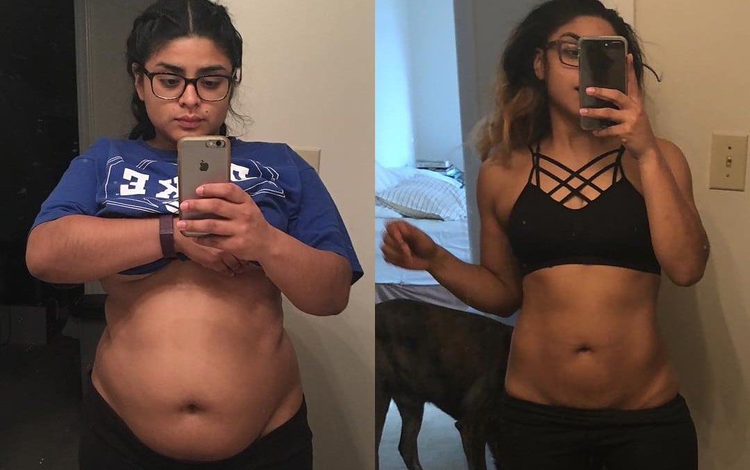 Perda de peso e gordura da barriga antes e depois das postagens | POPSUGAR Fitness
