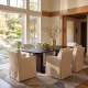 Rowan 79" Rounded Rectangular Dining Table - Cocoa Brown