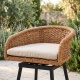 Neil Bohemian Swivel Cane Bar Set