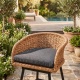 Neil Bohemian Swivel Cane Bar Set