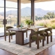 Rowan 79" Rounded Rectangular Dining Table - Cocoa Brown