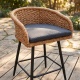 Neil Bohemian Swivel Cane Bar Set