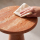 Lauren 9'' Cultured Marble Side Table