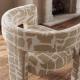 Dove Modern Upholstered Dining Chair-Patterned Edition