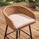 Neil Bohemian Swivel Cane Bar Set