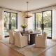 Rowan 79" Rounded Rectangular Dining Table - Cocoa Brown