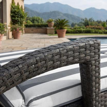 Brich Rattan Chaise Lounge (Set of 2)
