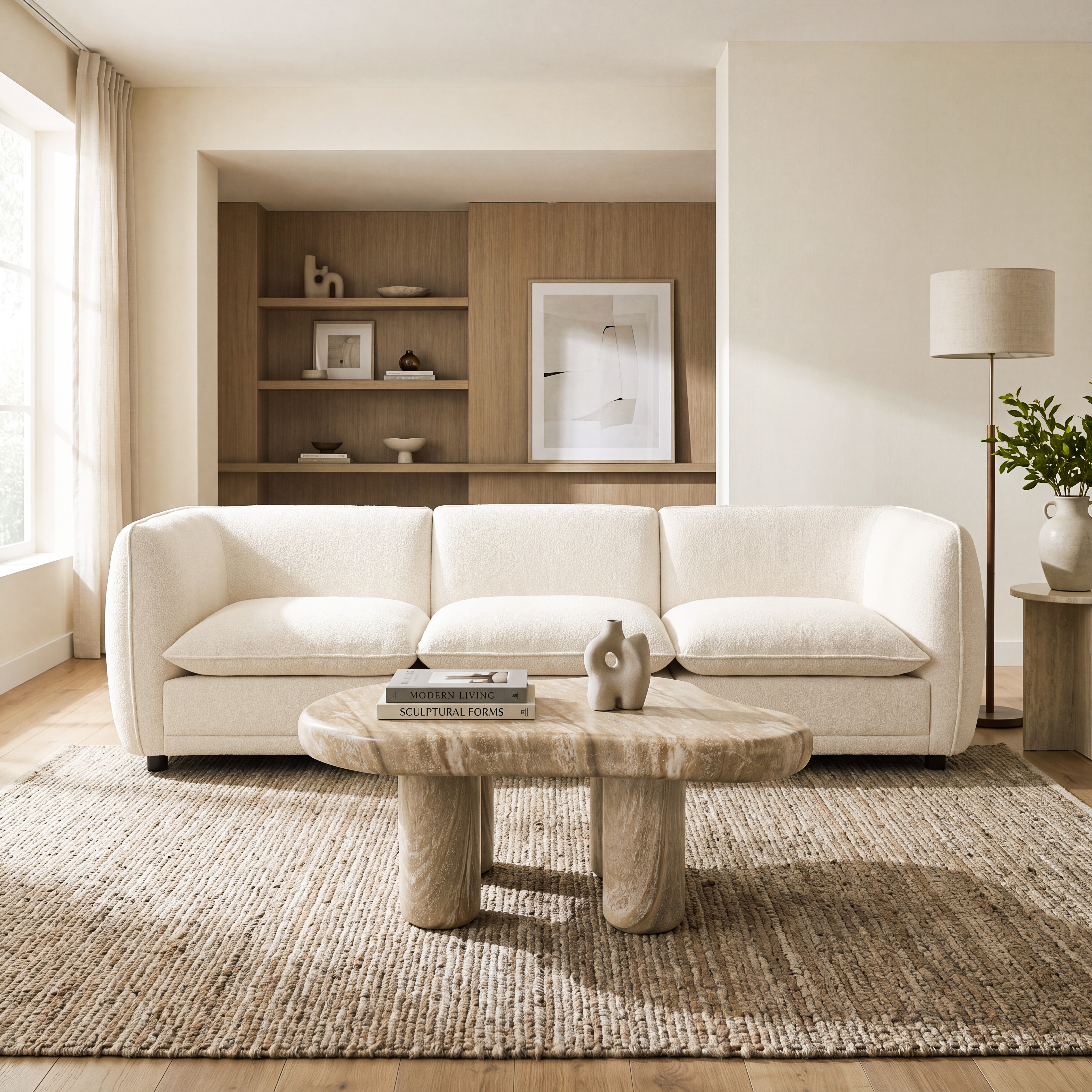 Arden 100" Modular Chenille Sofa