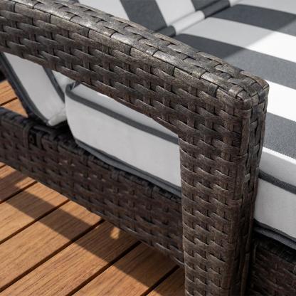 Brich Rattan Chaise Lounge (Set of 2)