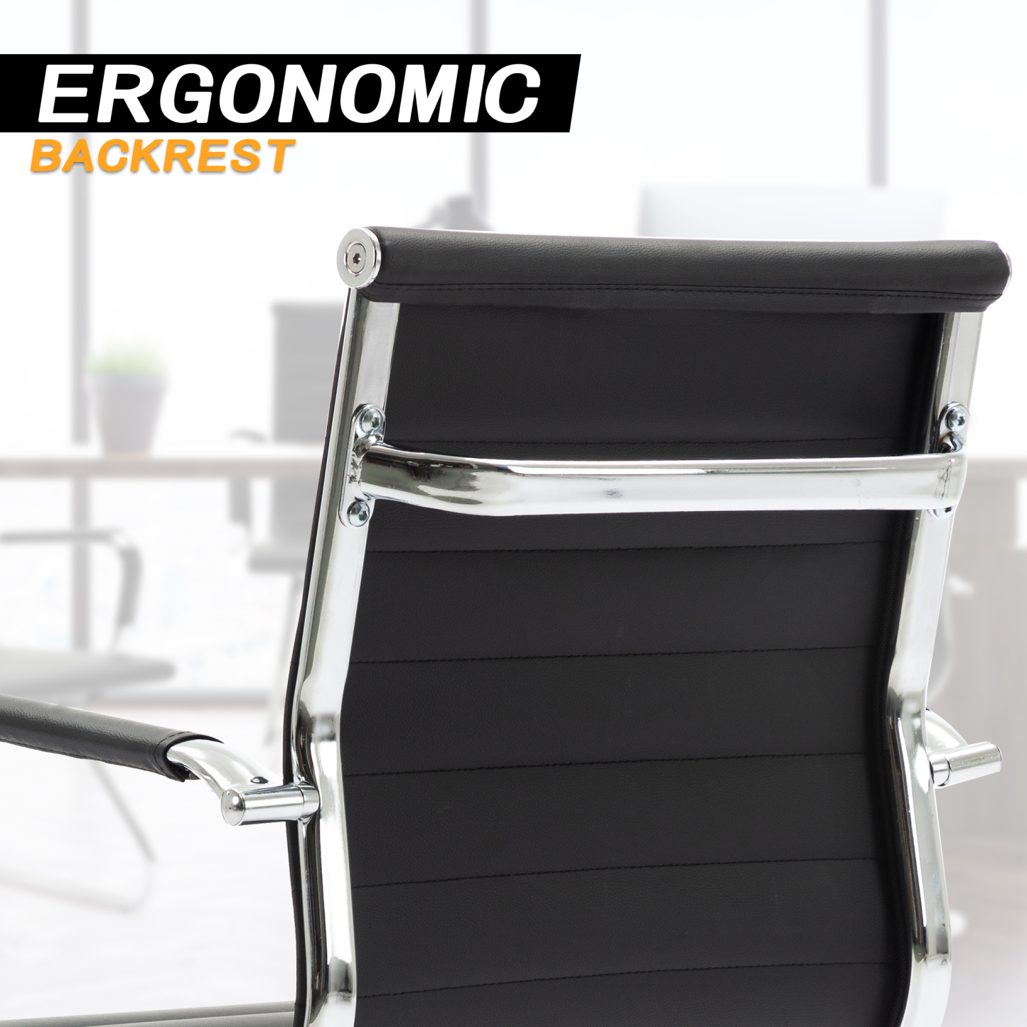 Rhombic Office Guest Chair (Set of 2)
