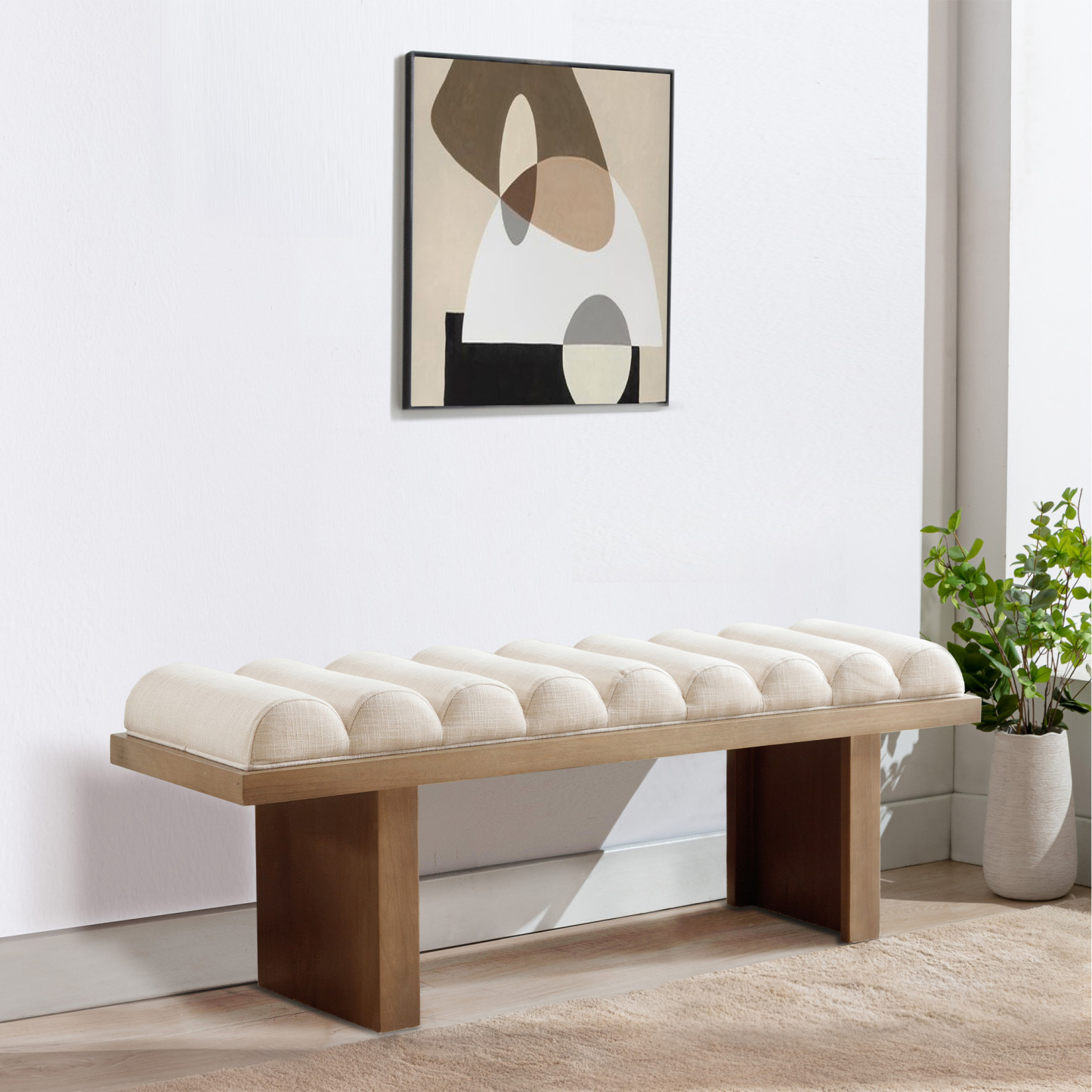 Perrots Fabric Bench