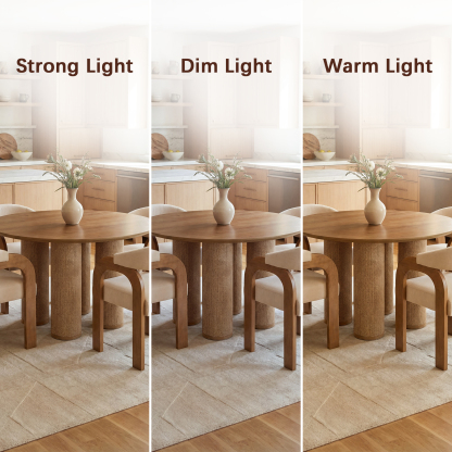 Elowen 47.5" Round Dining Table With Clara Chairs Set