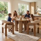 Elowen 47.5" Round Dining Table With Clara Chairs Set