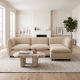 Arden 100" Modular Chenille Sofa