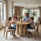 47.5" Round Dining Table