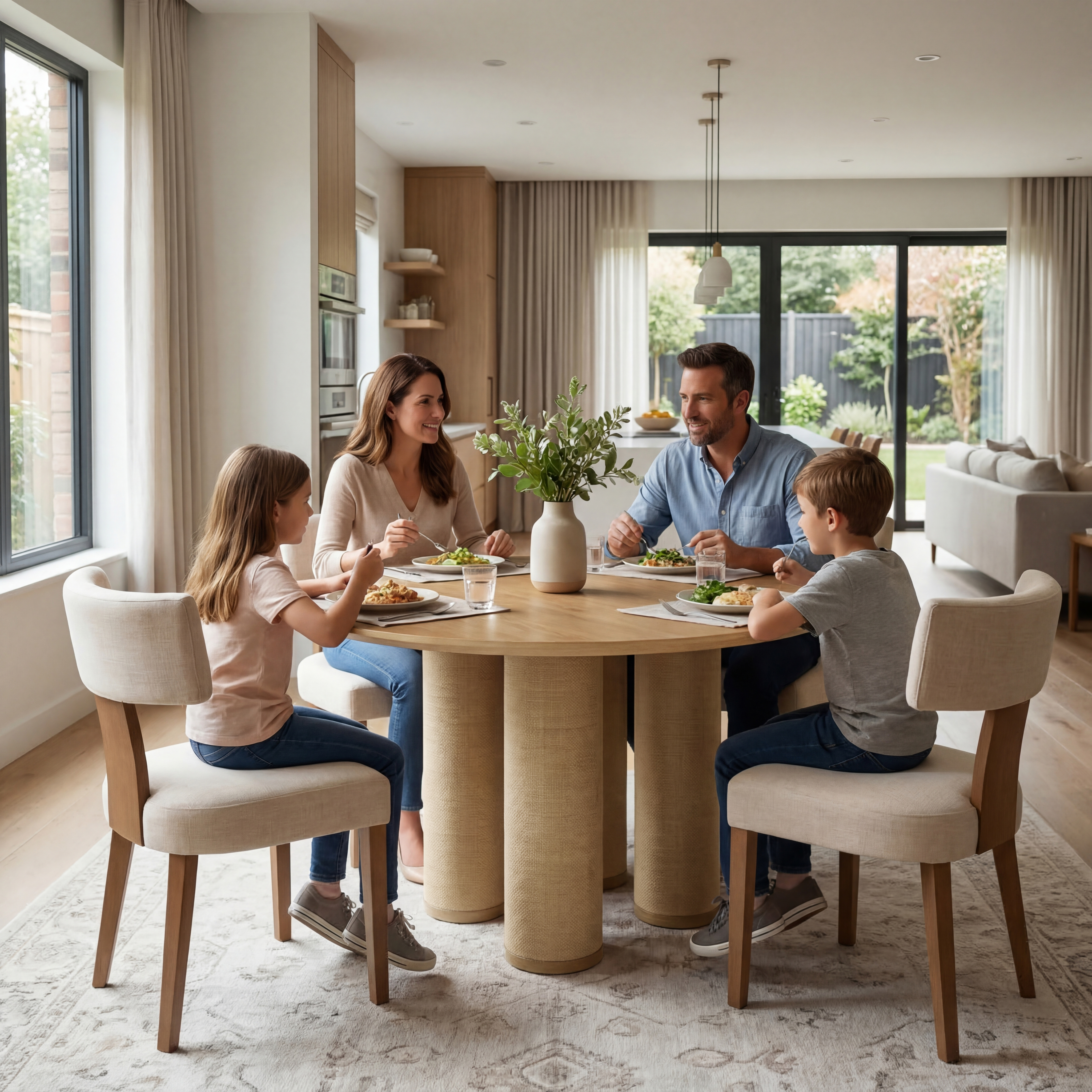 47.5" Round Dining Table