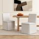 Kevin Mid-Century Dining Chair with Washable Slipcover (Set of 2)