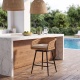 Neil Bohemian Swivel Cane Bar Set
