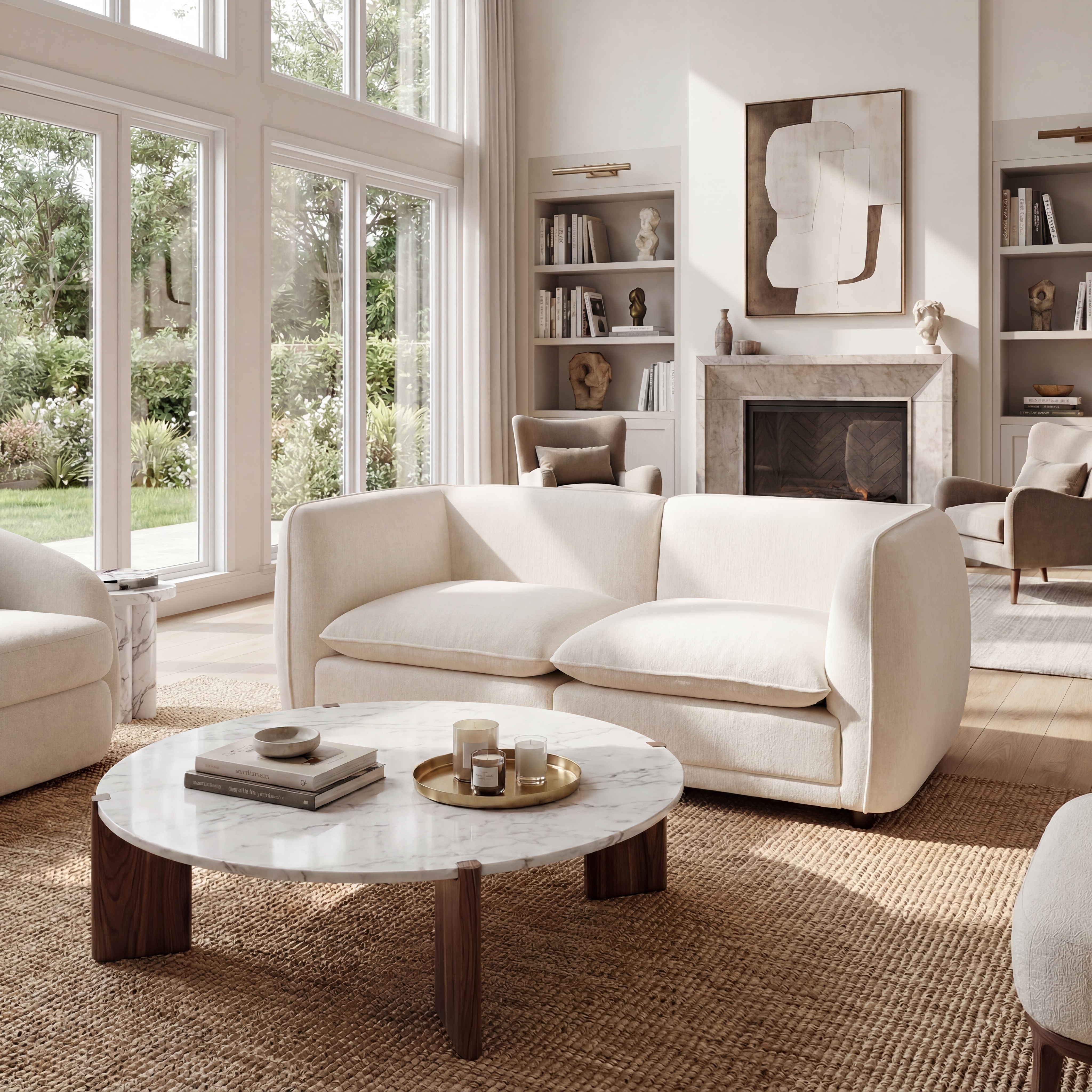 Arden Upholstered Chenille Sofa