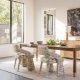 [Copy]Ivan Mid Century Modern Upholstered Dining Chairs (Set of 2)