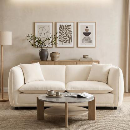 Arden 100" Modular Chenille Sofa