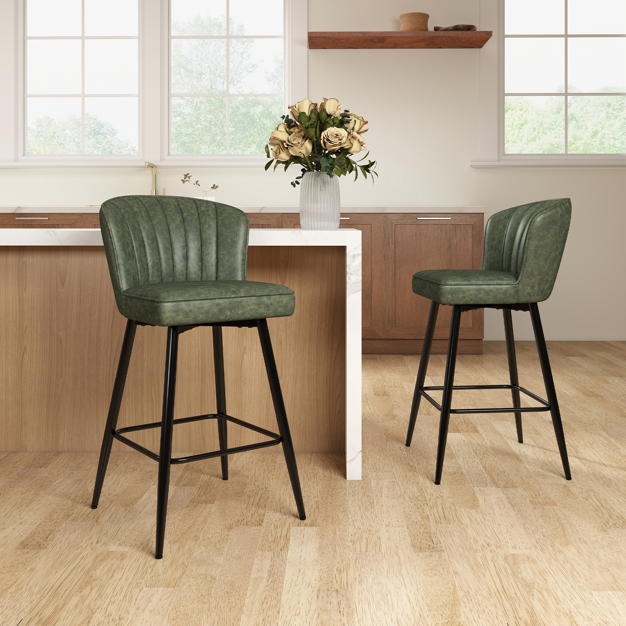 Cameo Counter & Bar Stools (Set of 2)