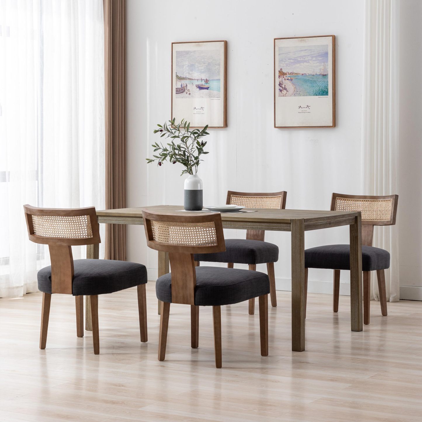 Payson Cane Dining Chairs (Set of 2)