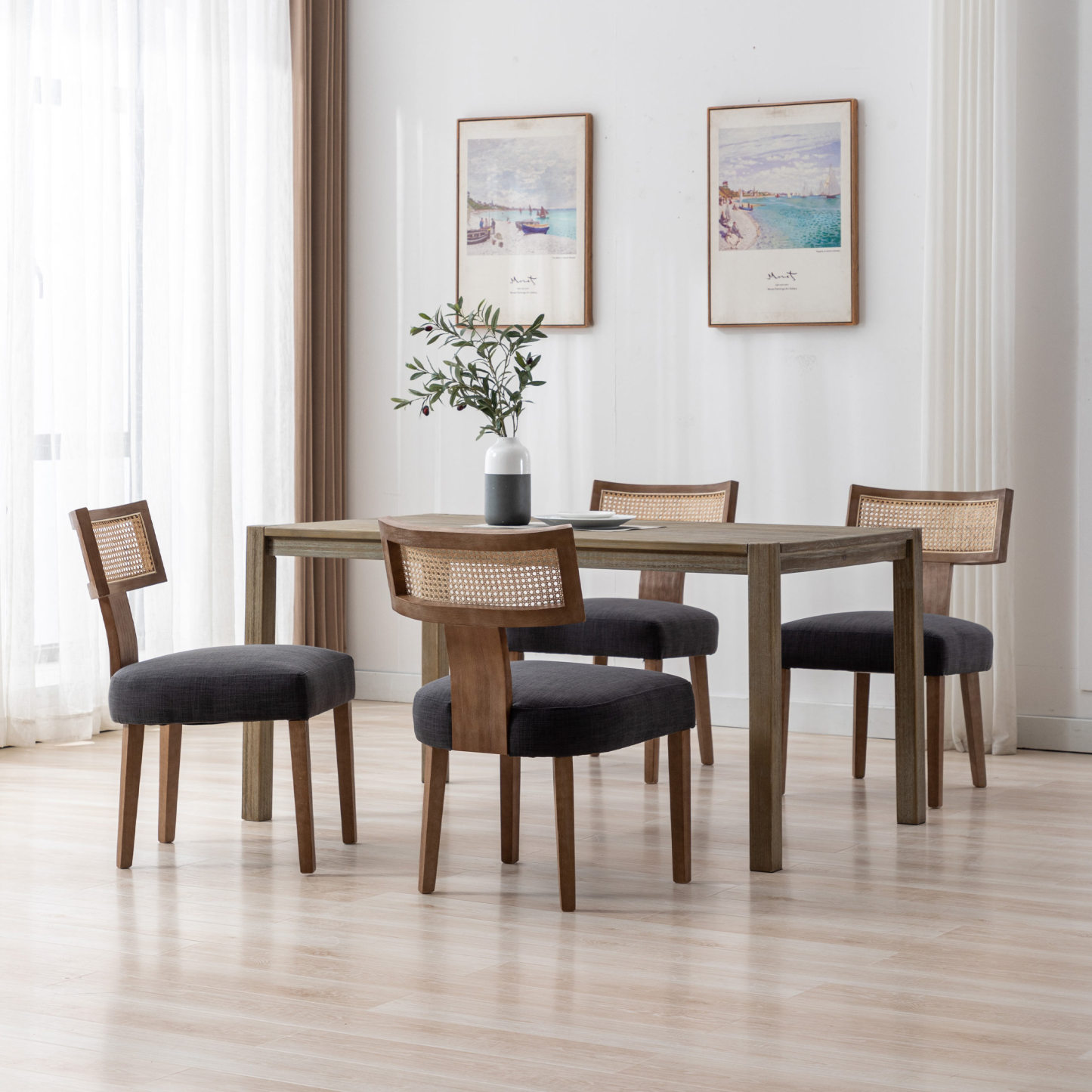 Payson Cane Dining Chairs (Set of 2)