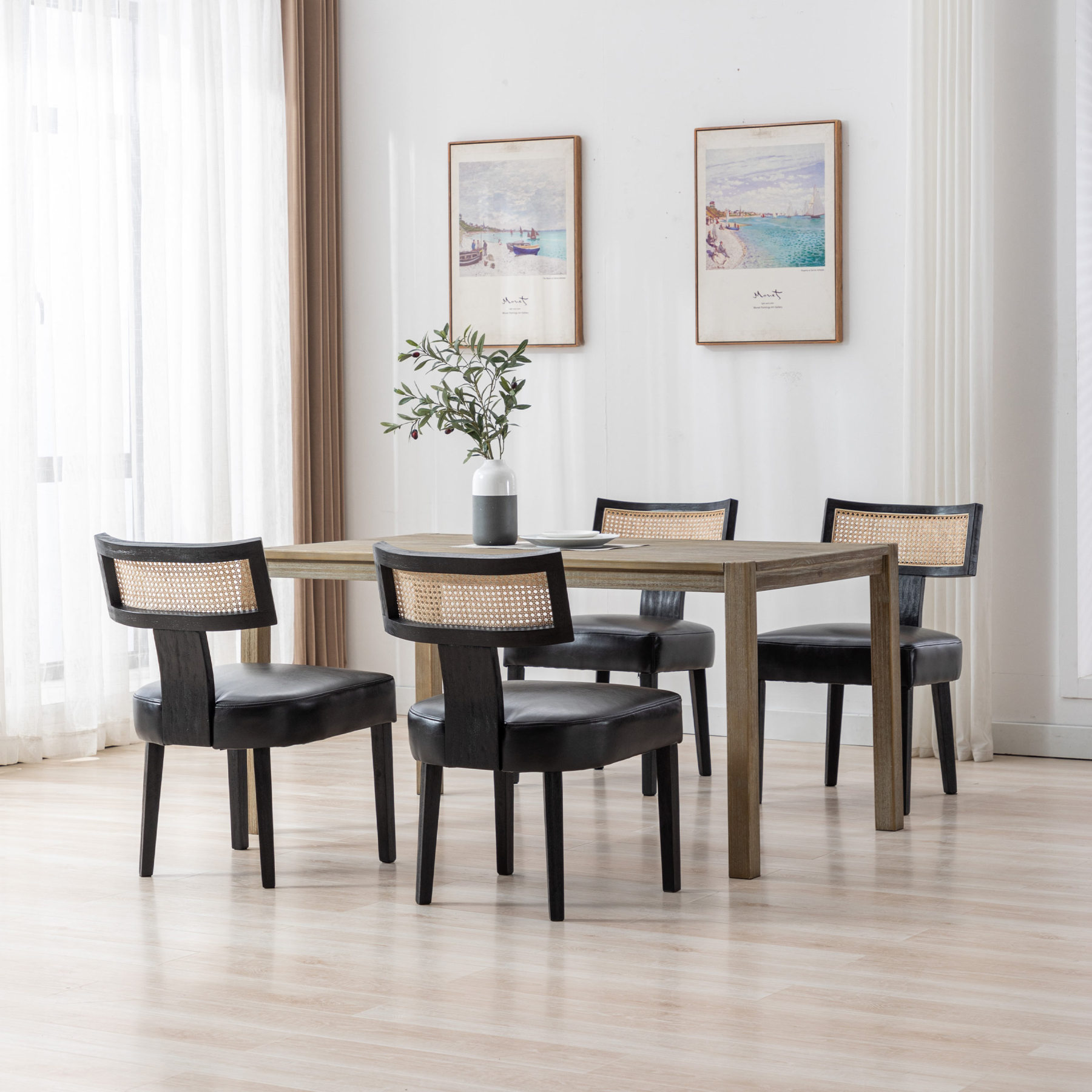 Payson Cane Dining Chairs (Set of 2)