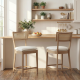 Walter 26.5'' Cane Counter Stool with Soft Pad (Set of 2)