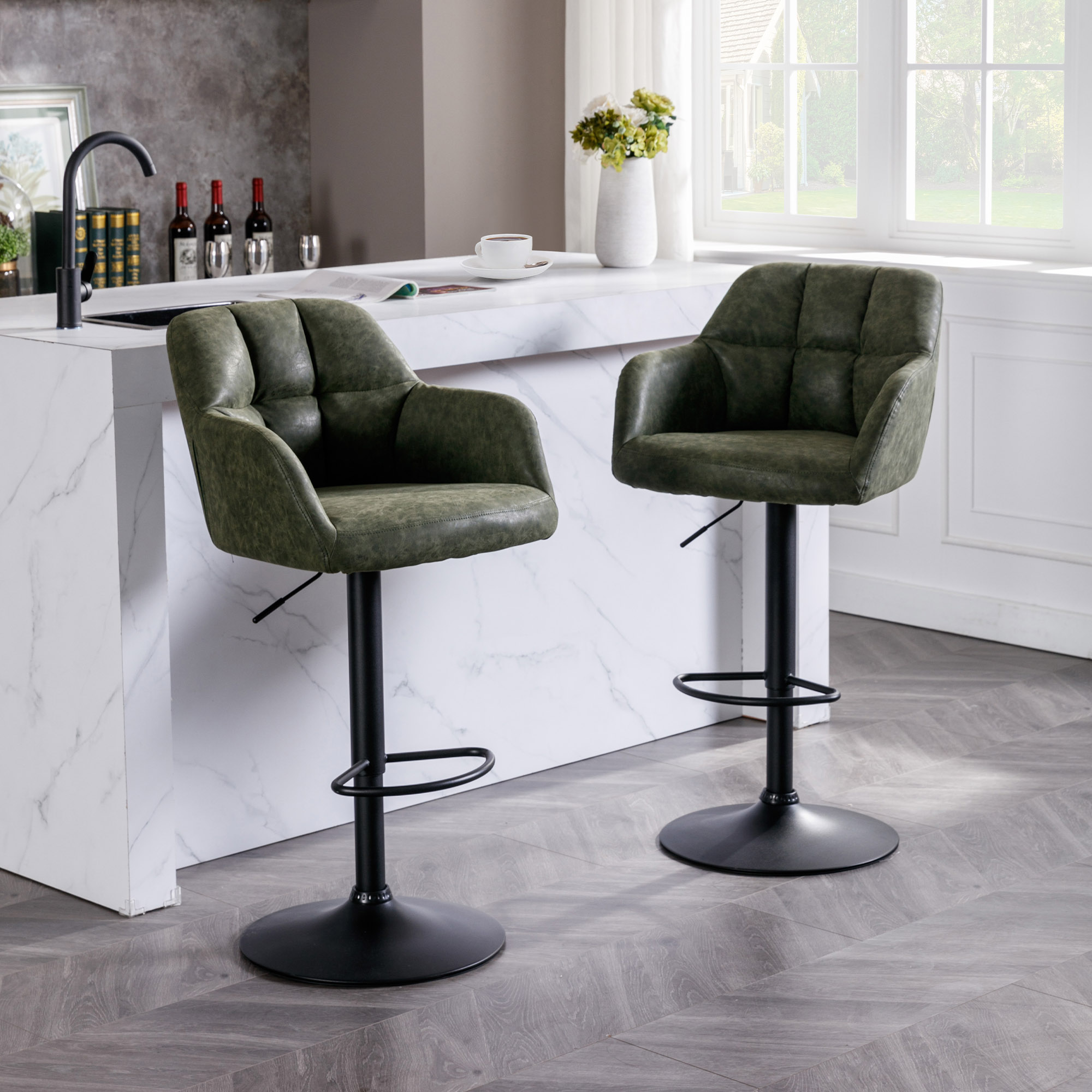 Kealey Counter & Bar Stools (Set of 2)