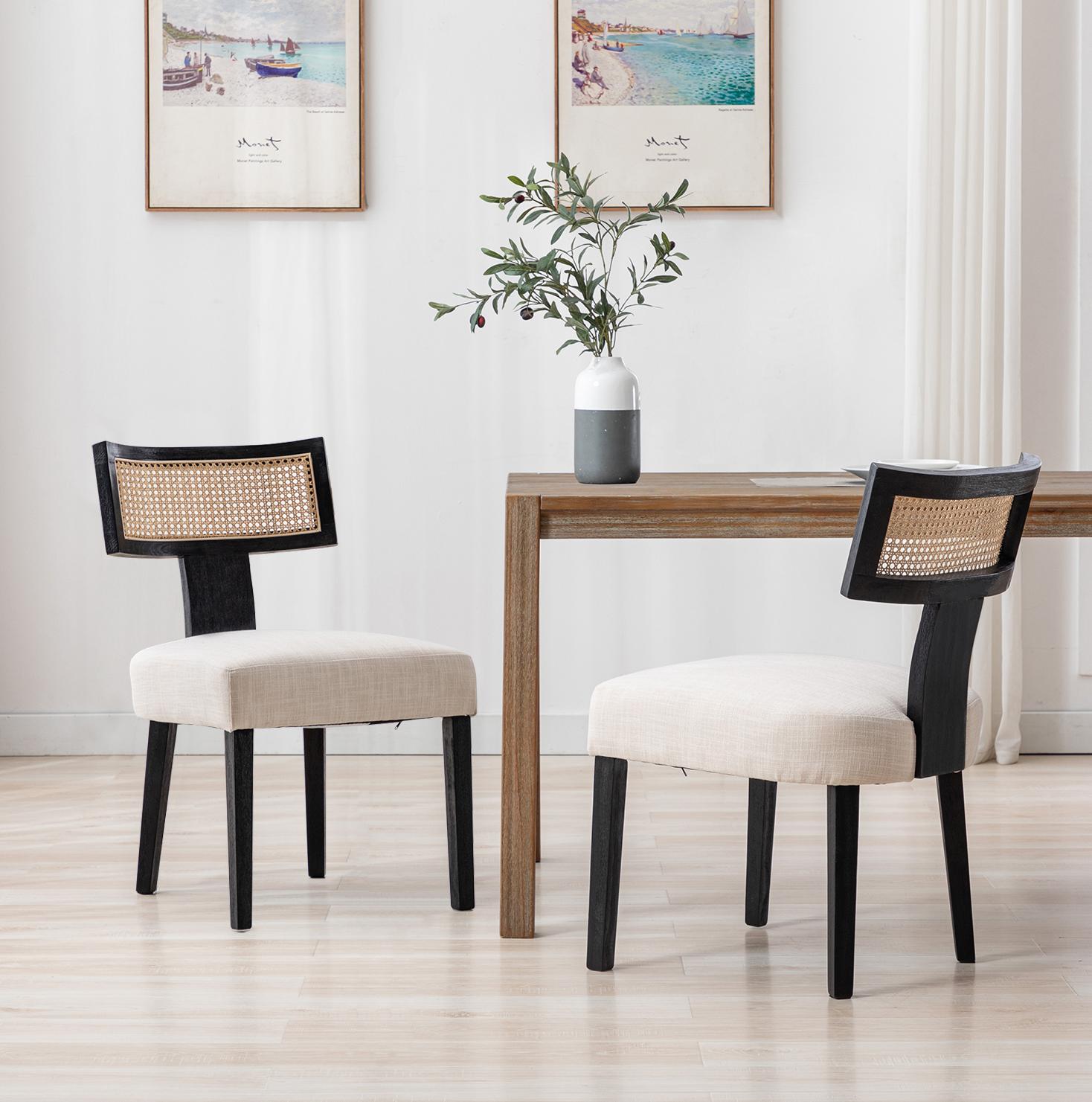 Payson Cane Dining Chairs (Set of 2)