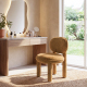 Evan Faux Fur Dining Chair