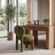 Evan Faux Fur Dining Chair