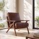 Charles Lounge Armchair with Ottoman