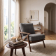 Charles Lounge Armchair with Ottoman
