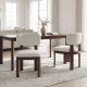 Maira Mid Century Modern Wood Dining Chairs (Set of 2)