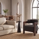 Lauren 9'' Cultured Marble Side Table