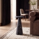 Lauren 9'' Cultured Marble Side Table