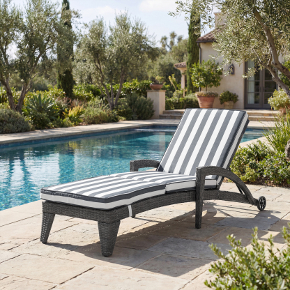 Brich Rattan Chaise Lounge (Set of 2)