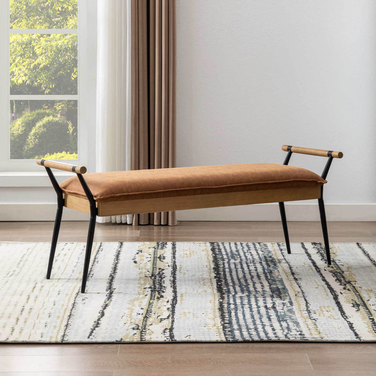 Alvin Upholstered Bench