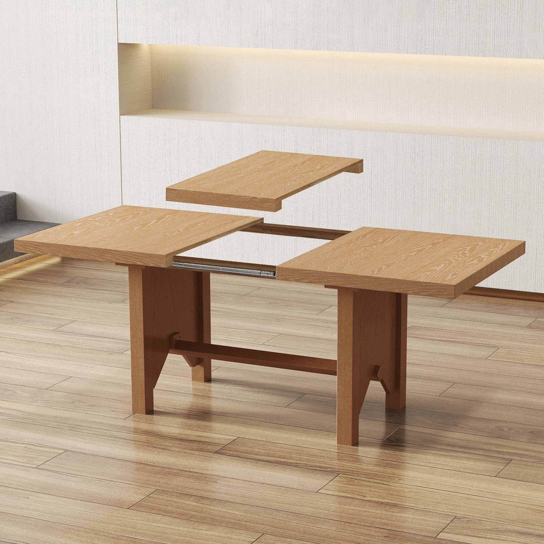 Flex Extendable Dining Table Set 54"-72"