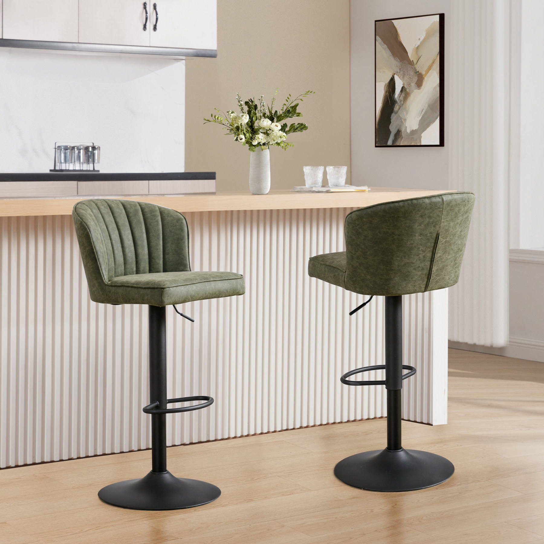 Cameo Adjustable Bar Stools (Set of 2)