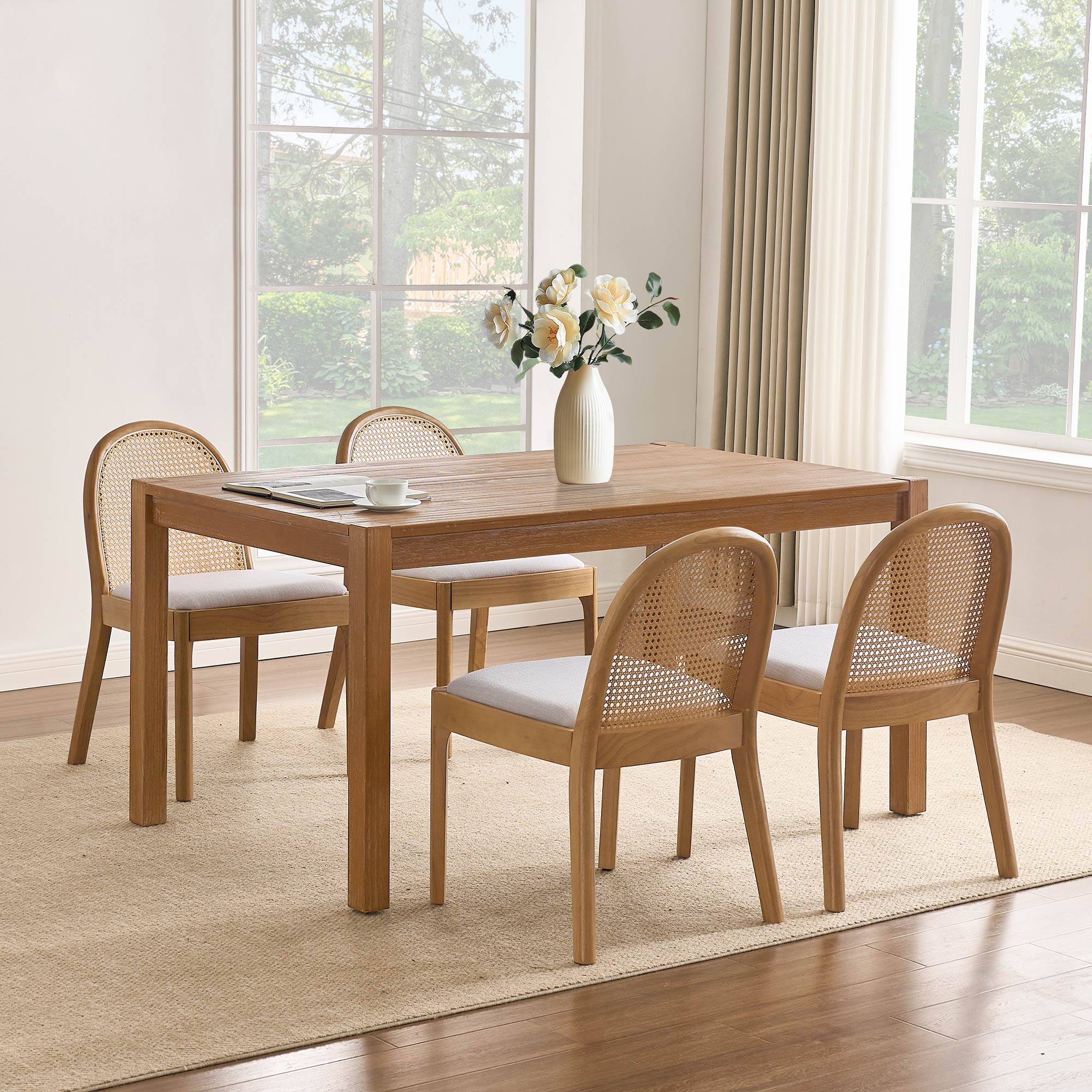 Salem Rattan Dining Chairs (Set of 2)