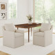 James Rectangular Dining Table 63''