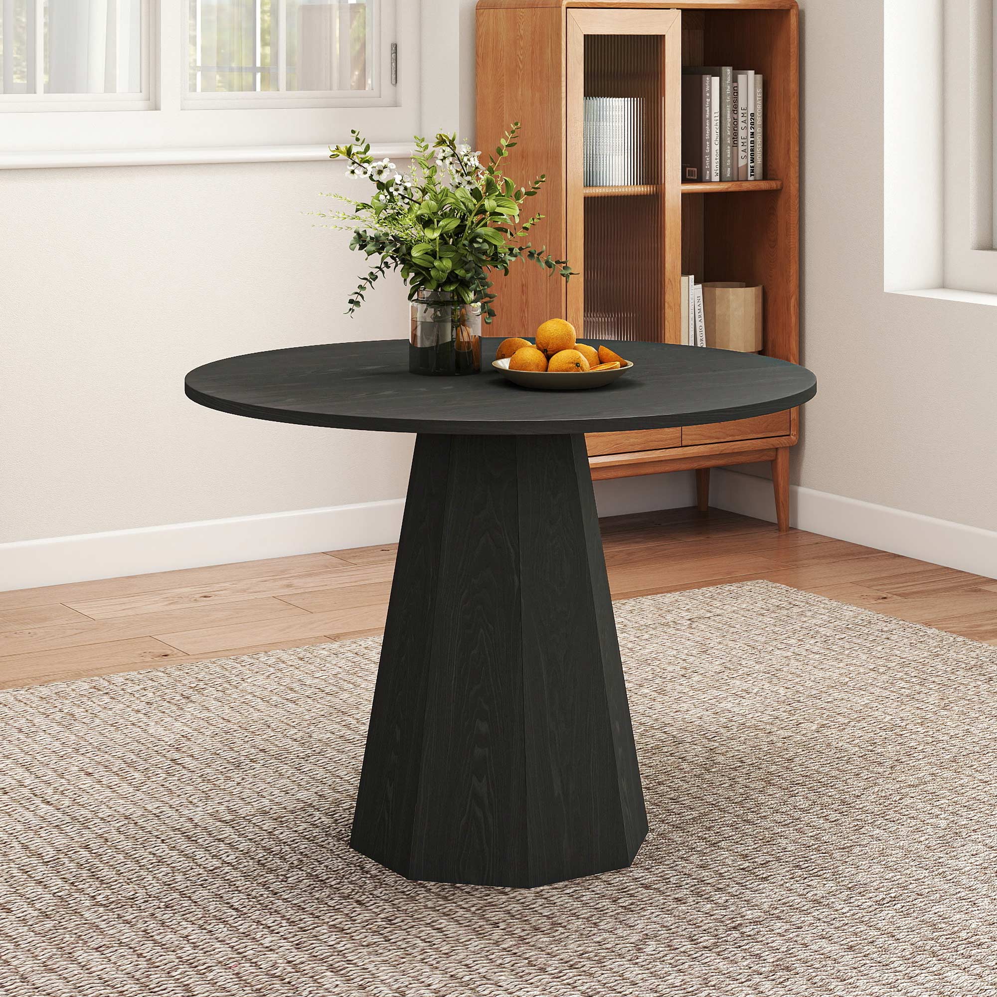 Clark 39" Round Dining Table Set for 4