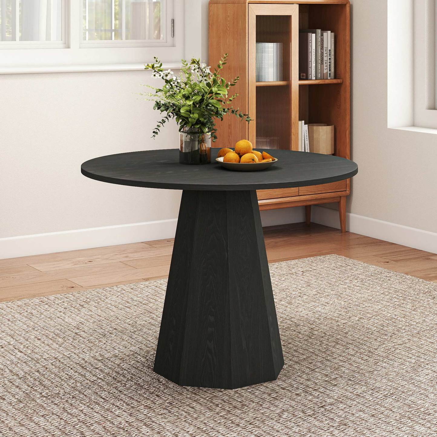 Clark 39" Round Dining Table Set for 4