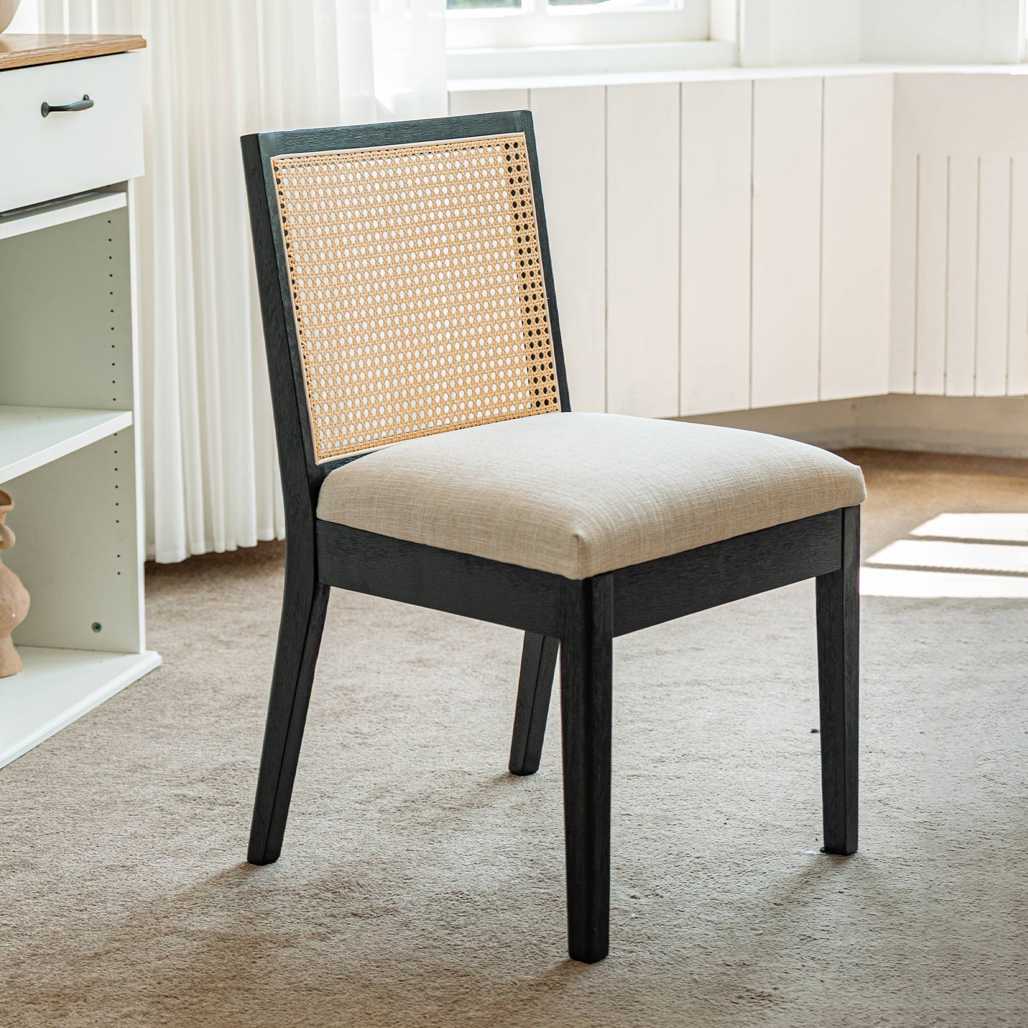 Weston Cane Dining Chairs (Set of 2)